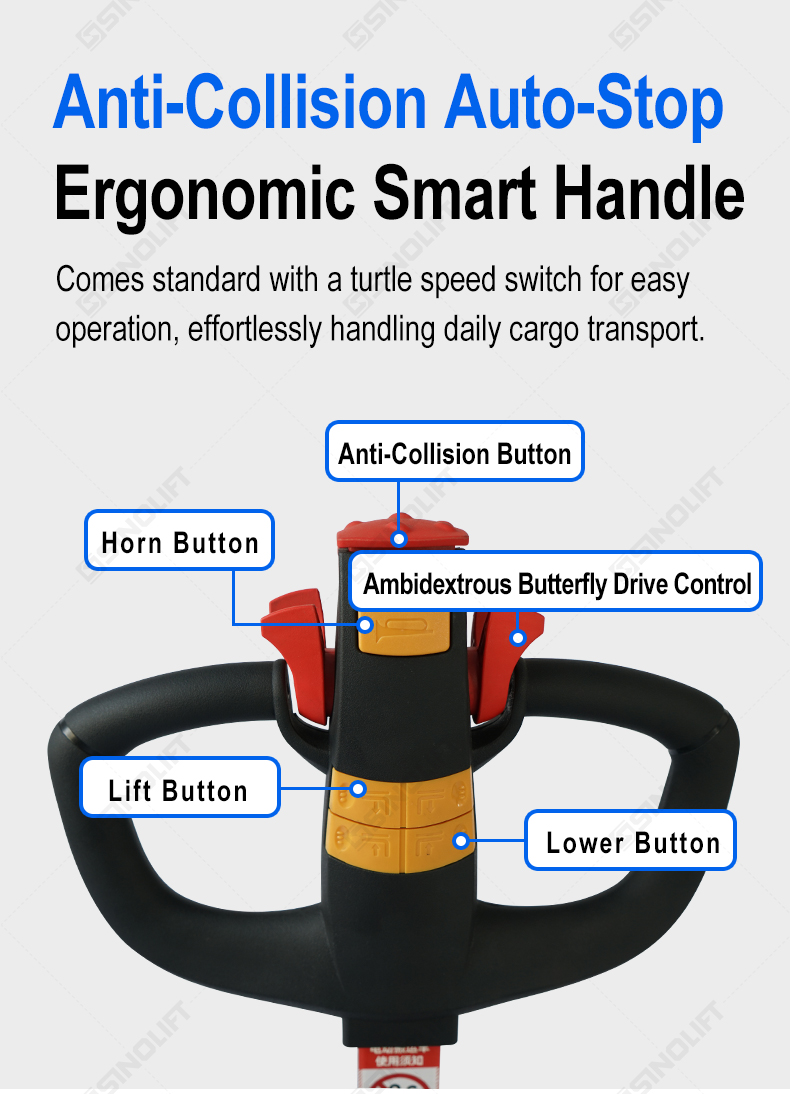 SINOLIFT EPT20RTS(G) Galvanized Electric Rough Terrain Pallet Truck