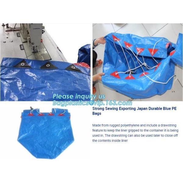 STRONG SEWING BLUE COATING WATERPROOF PE MATTRESS COVERS,REINFORCED PORTABLE MULTI-PURPOSE POLYTHYLENE TARPAULIN, NYLON