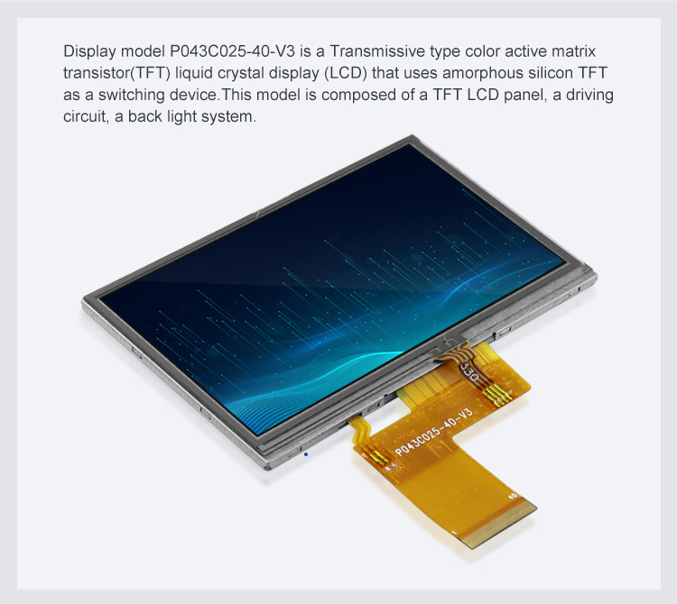 Polcd 4,3-дюймовый 480x272 Tft ЖК-дисплей RGB 24-битный сенсорный ЖК-дисплей
