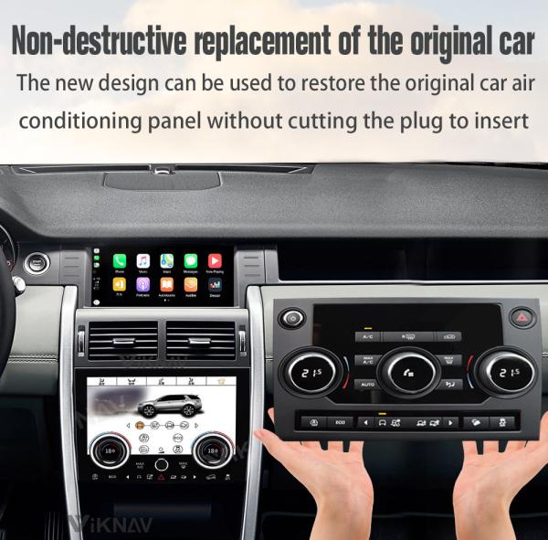 Para Land Rover Discovery Sport L550 2015-2019 AC Ar condicionado AC Painel de controle de clima tela LCD 10,4 polegadas