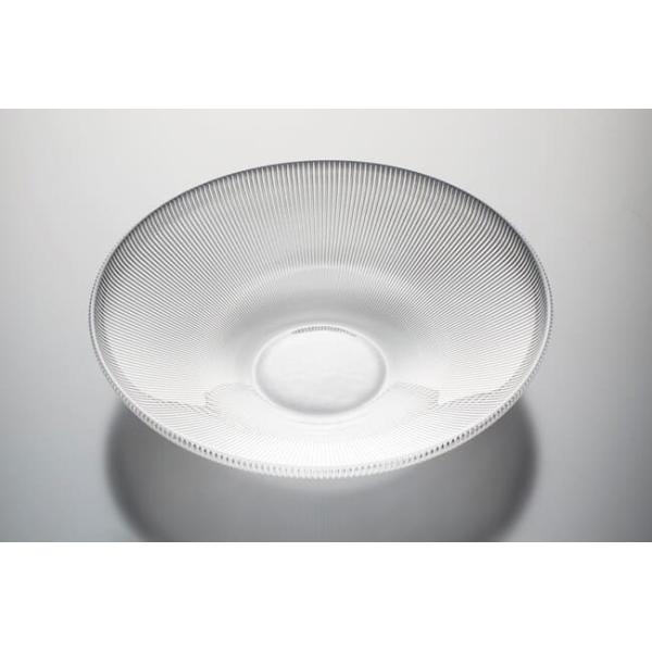 Decorative 30cm Clear Glass Plates And Bowls 11.8 Inch For Centerpieces