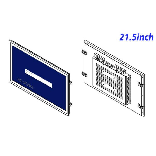 21.5-Inch High-Definition Monitor for Smart City Applications and Digital Signage