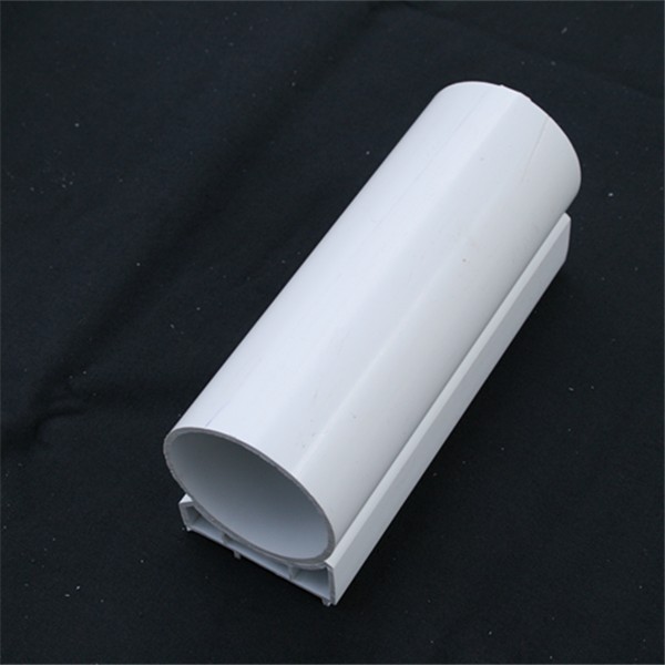 White PVC profile jointer gatherings Chemical resistance with seamless connect