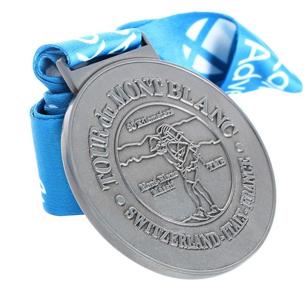 Souvenirs Marathon Running Sport Custom Metal Medals Zinc Alloy Paint Hollow
