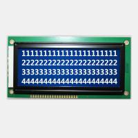 Tela negativa do caráter da exposição transmissiva azul do modo LCM LCD para o instrumento 