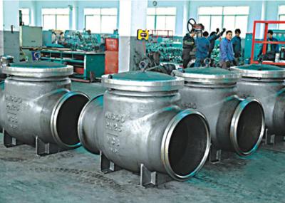 PN16 - PN420 Industrial Check Valve , Swing Check Valve Standard Swing Disc Type