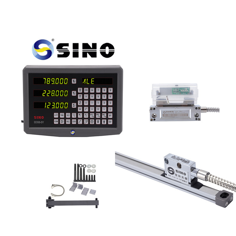 SINO 3 Axis DRO Kit SDS6-3V Цифровая система считывания с многофункциональным сигналом TTL RS232-C Выход для токарного станка