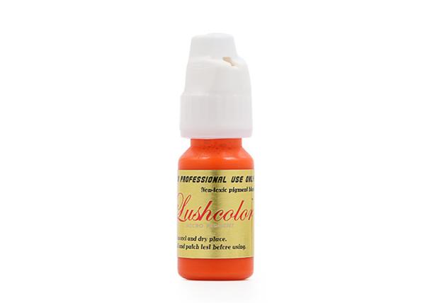 Orange Liquid / Semi Paste Semi Permanent Makeup Pigments Used For Black Lip Coloring