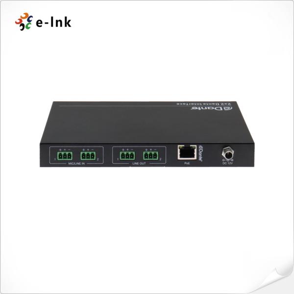 Dante Surface Mount 2 x 2 адаптер преобразователя интерфейса Dante / AES67