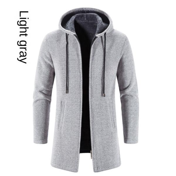 Upgrade Your Wardrobe Men's Chenille Print Cardigan Sweater Coat for Autumn and Winter