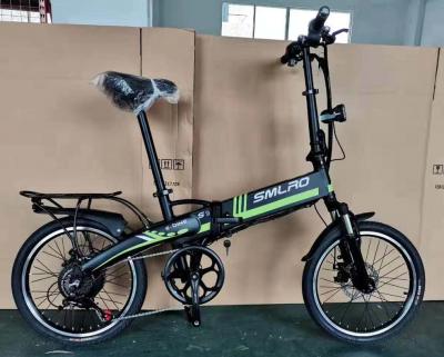 750w 20 Inch Wheel Electric Bikes 7speed Geared With 14AH Hidden Battery