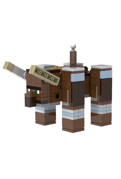 Christmas gift my world pillager snow ravager guardian rabbit bunnie zombie mini figures building blocks