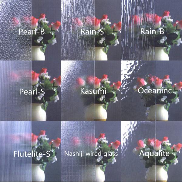 Чистая вода закалила покрашенные текстурированные закаленные стеклянные панели Karatachi GB15763