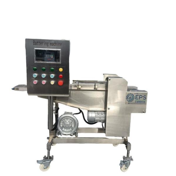 Automatic Fish Batter and Breading Machine for Thermal Processing in Food Industry