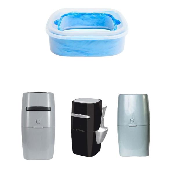 8m PET Genie Waste Bin Cat Litter Bag Customized Cat Litter Refills Blue Litter Genie XL Refills Cassettes