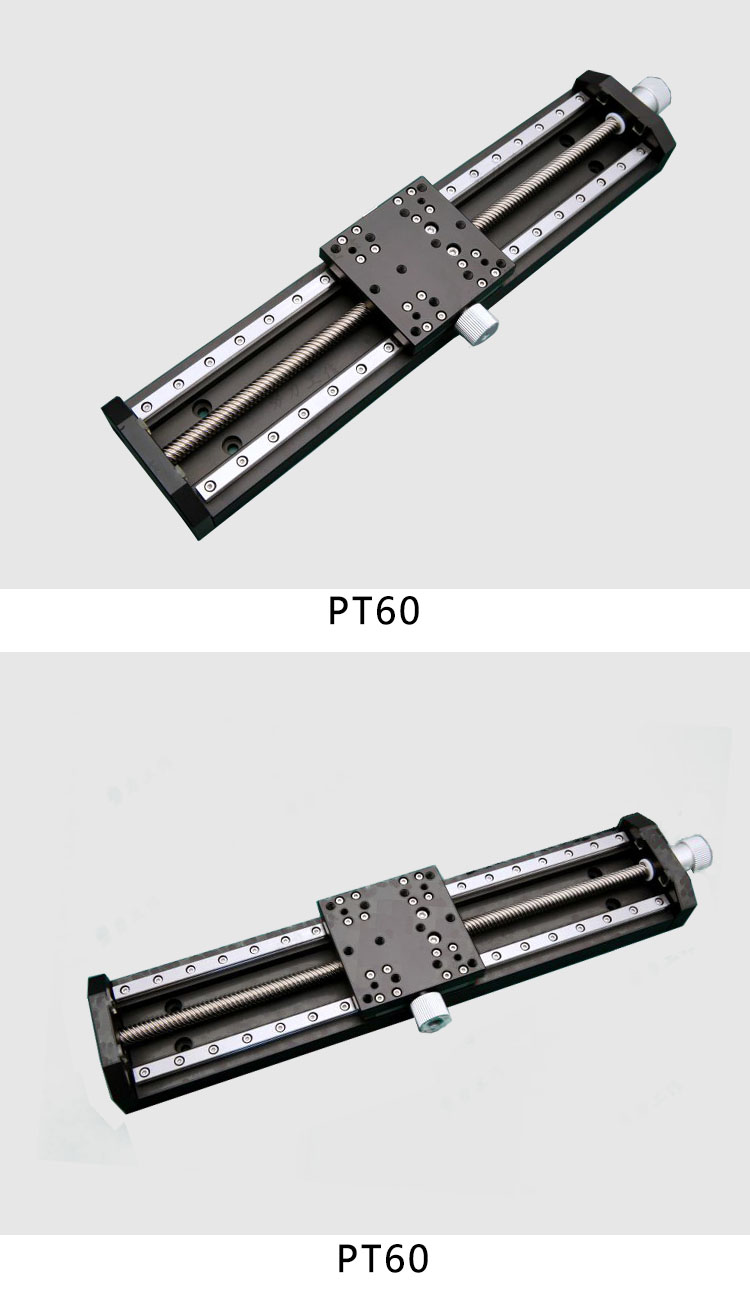 Платформа таблицы 60*60mm скольжения большого руководства длинноходовая ручная