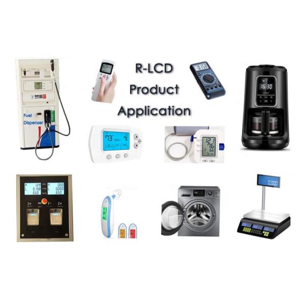Monochrome LCD этапа числа 7 VA черноты TN для счетчика воды/счетчика энергии