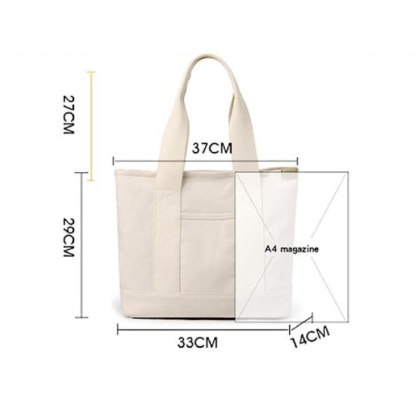 Bolso para mujer modificado para requisitos particulares del viaje de la playa de Logo Canvas Tole Handbag Summer