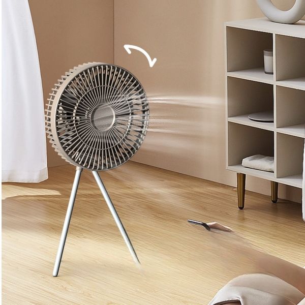 3 In 1 Multifunctional Portable Camping Fan 10000mAh Lightweight Design For Outdoor