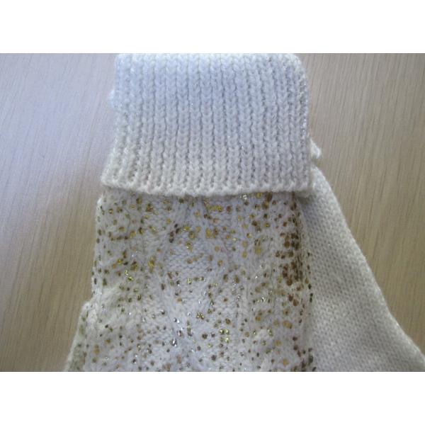 Ladies Acrylic Glove/Mitt with Screen--One layer--Fashion glove--Solid color