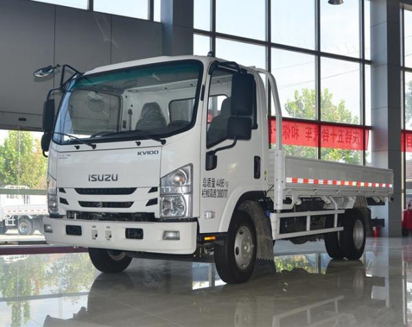 Manufacturer Japanese Isuzu KV100 Eu 6 Engine 120hp Light Cargo Fence Truck With 2 Tons 3 Ton Loading Lorry Truck