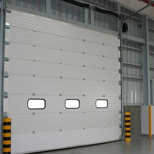Color-Coated Steel / Stainless Steel Industrial Sectional Overhead Door For Utility & Equipment Buildings