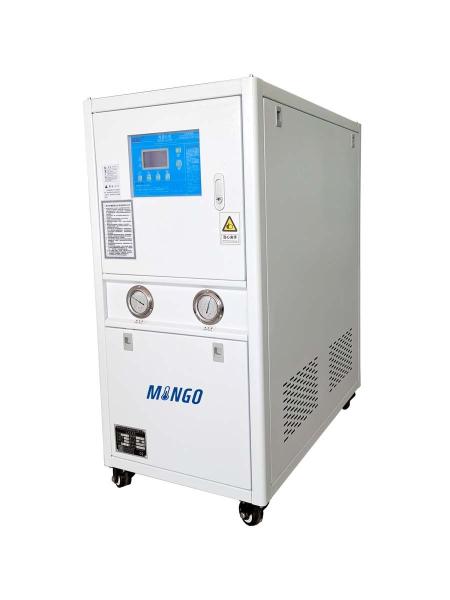 Mingo Water Cooled Industrial Chiller 5HP 18.32KW/Hr Cooling Capacity