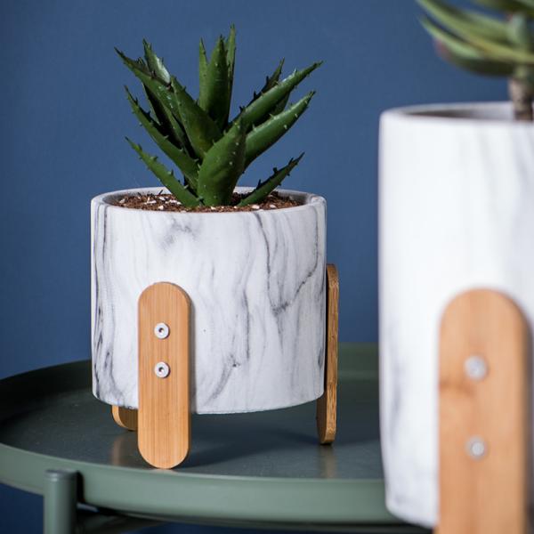 Плантаторы бака баков завода округлой формы цветочных горшков новизны мини цементируют баки Succulents баков завода