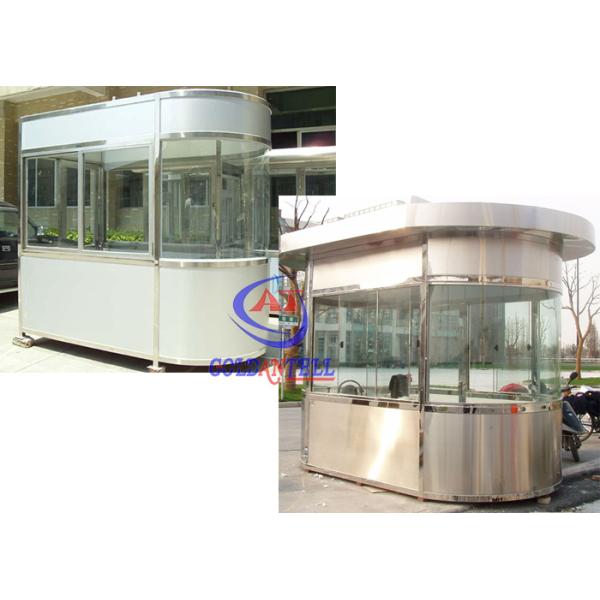 Custom reliable Portable Prefab Sentry Guard Booth SUS 304 made