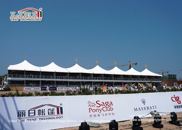 10m X 70m High Peak Two Story Tent For Equestrian Masters