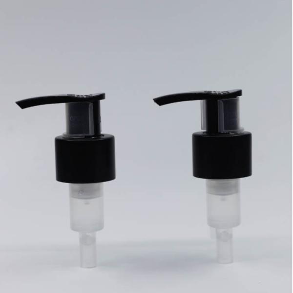 Polypropylene 24/410 Black Lotion Dispenser Pump For PET Bottle