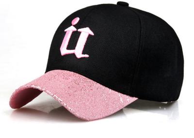 5 Panels Adult Cotton Baseball Cap / Adjustable Twill Sandwich Embroidery Golf Hat