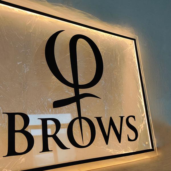 3D Acrylic LED Logo Wall Signage Hair Salon Decoration Beauty Light Signs Backlit Electronic Letters LED Acrylic Light Sign