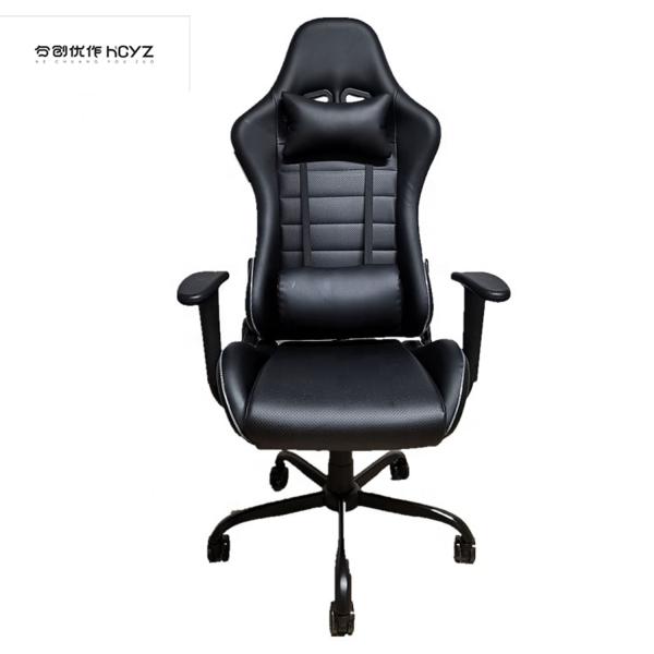 Synthetic Leather RGB Gaming Chair with Massage Function RGB Lights and High Comfort