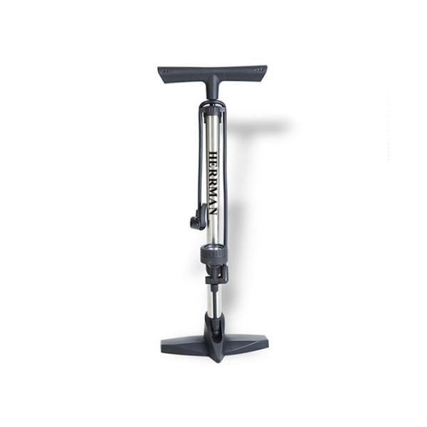 High Volume Bicycle Hand Pump Bike Pump with Air Pressure Gauge