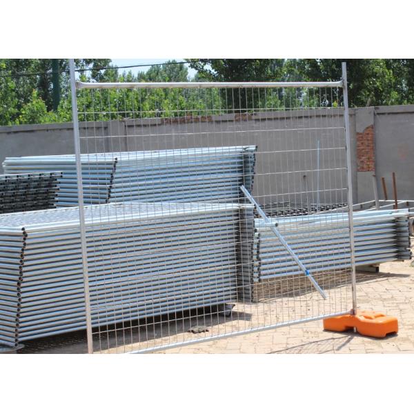 Outdoor 2400mm Wide Temporary Steel Fencing Corrosion Resistant