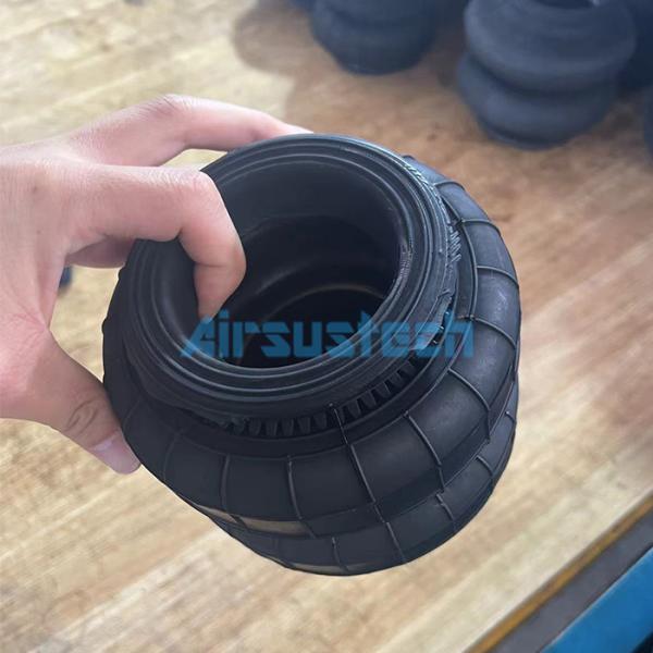 2B6X6 Double Convoluted Rubber Air Spring Design H. 144.6 MM Pneumatic Air Bag