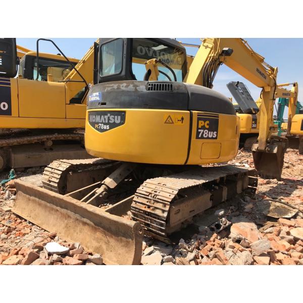8 Ton Used Komatsu Excavator PC78US Original Japan Excavator 0.5m³ Bucket Size