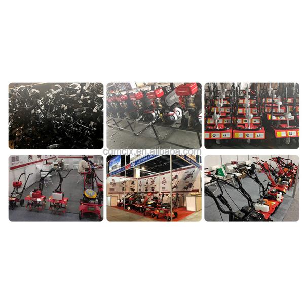 Powerful Diesel/Gasoline Engine Hand Push Gasoline Rotary Tiller Cultivator for Home