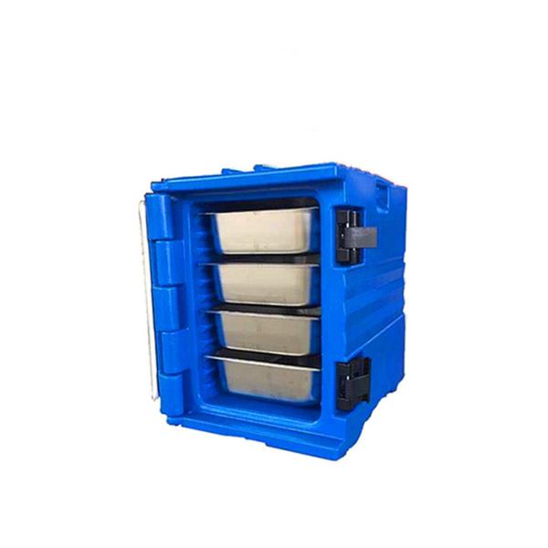 Hot Food Pan Carrier Transport Box Insulated Food Delivery Box Customized Color Plastic