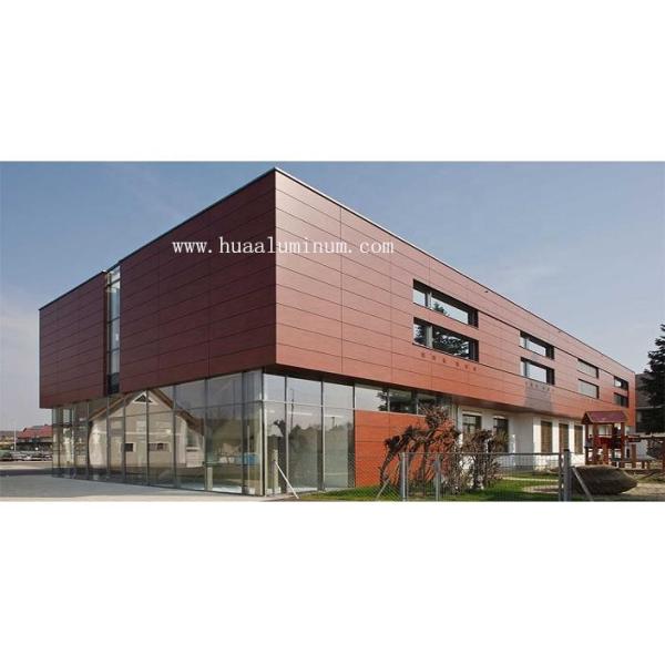 Antibacterial 1.22x2.44m Aluminium Curtain Wall Panel For Facade