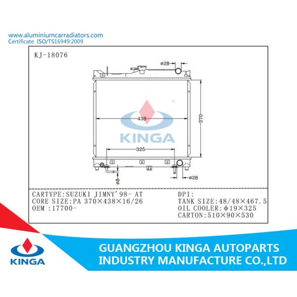 17700- OEM Number Automobile Suzuki Radiator Air Conditional Parts JIMNY 98