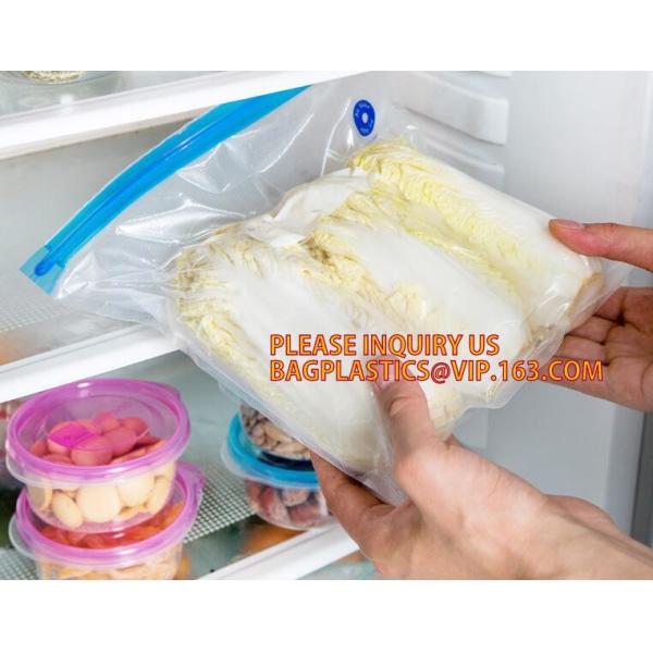 Disposable Transparent Vacuum Sealer Food Storage Plastic Packaging Roll Bag for Food Sealed, Textured Food Freshness St