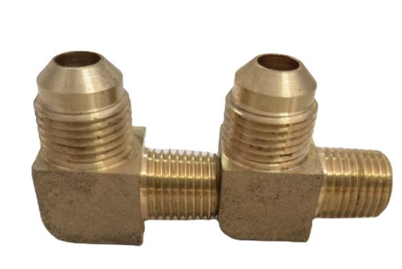 1/4 NPT Male *1/4'' NPT Male Brass Elbow 90 Degree