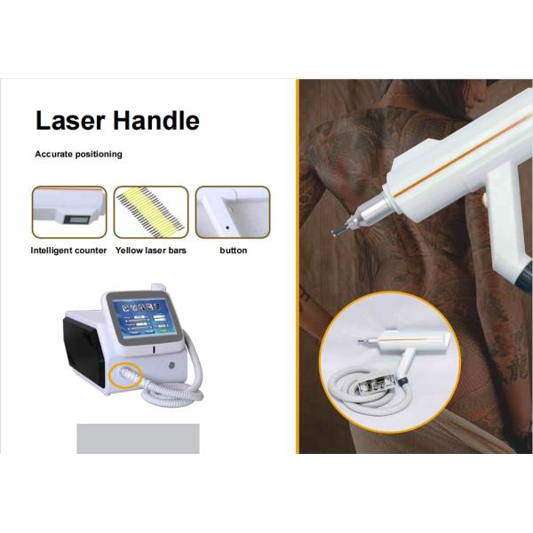 Máquina portátil de eliminación de tatuajes con láser Nd YAG 1064nm 532nm 1320nm