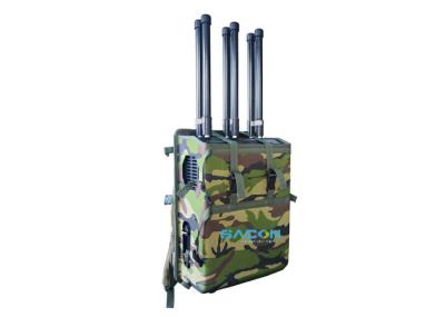 6 canais 90w poderoso interferente de sinal de drone 200m para força de segurança militar