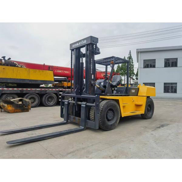 Affordable USED 96KW Forklift TCM FD15ton EPA Engine Hydraulic Forklift KOMATSU FD15on