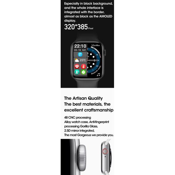 HL37  SmartWatch Waterproof 1.75 Inch Full TouchLow Consumption Dual Mode