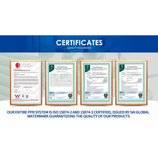 Fittings de tubos PPR não tóxicos à prova de vazamento Redutor de 25 mm a 20 mm para uso doméstico