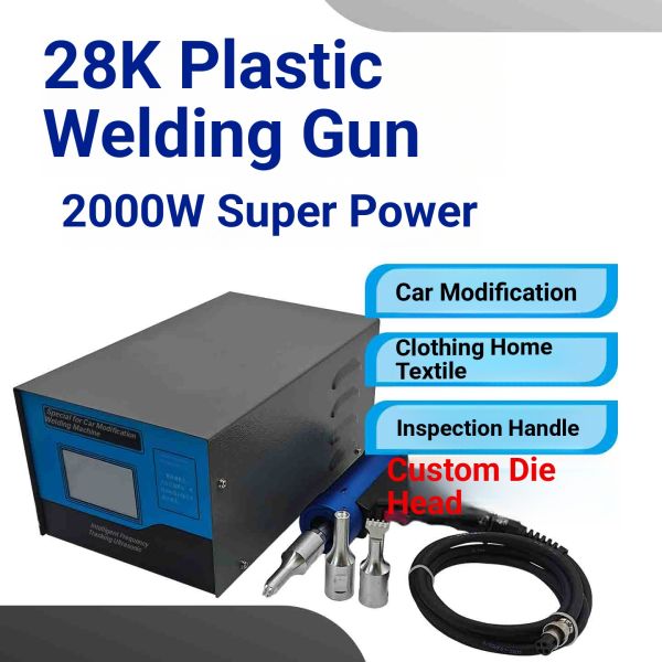 220V 28KHz 2000W Handheld Ultrasonic Plastic Welding Machine